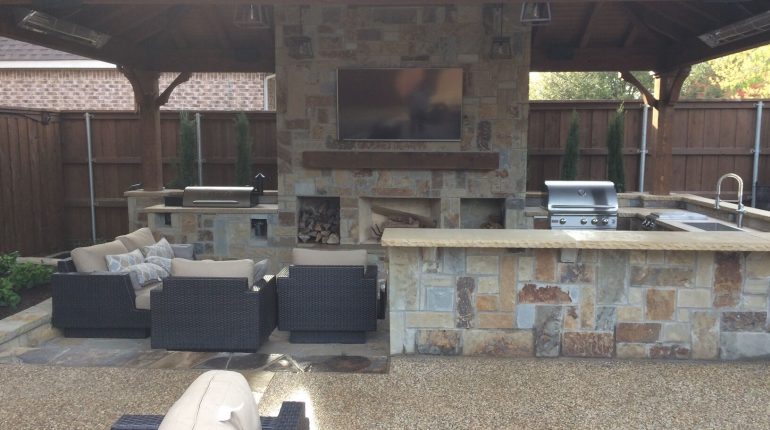 Outdoor Kitchen by Impact Landscapes LLC in Dallas, TX - 972-849-6443