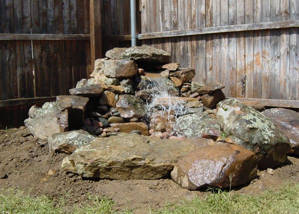Disappearing Water Features by Impact Landscapes - North Dallas - 972-849-6443