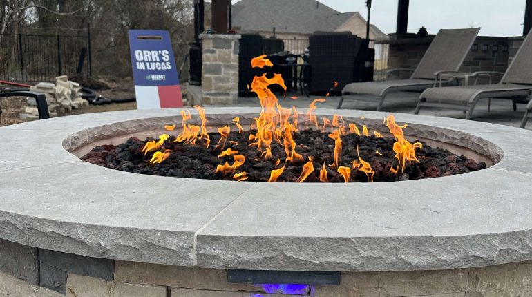 Custom Fire Place in Frisco